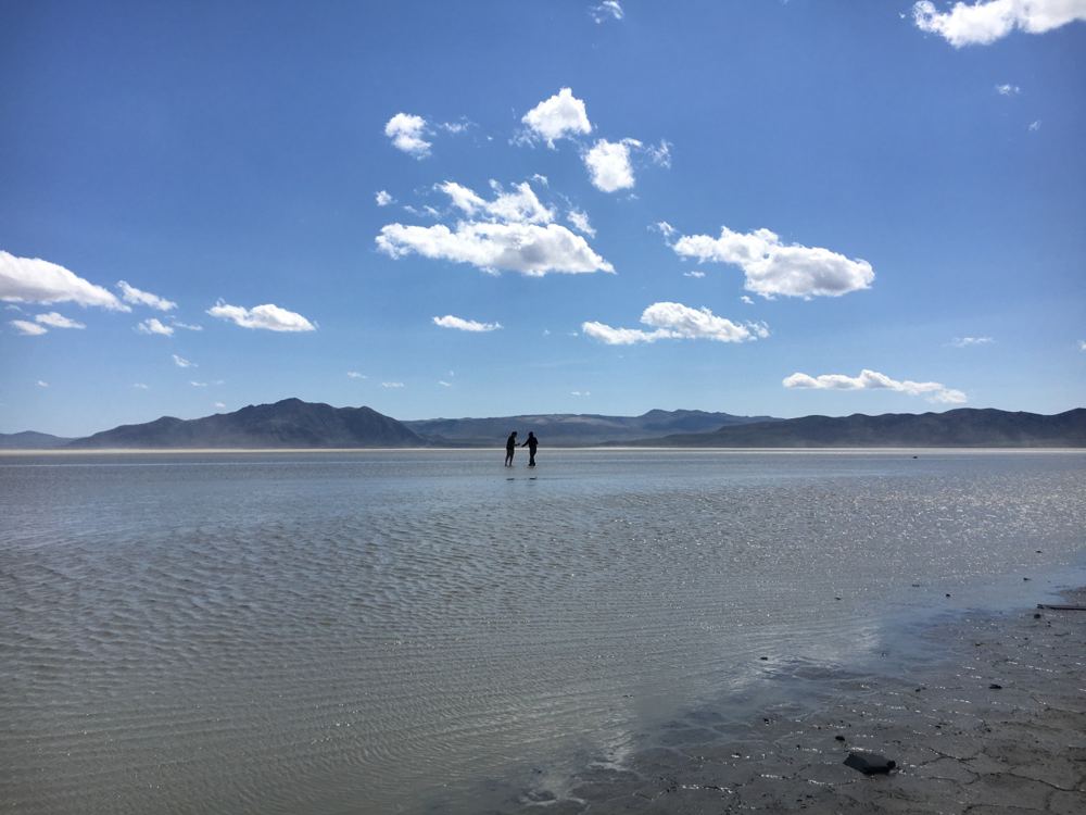 Open Nevada desert playa