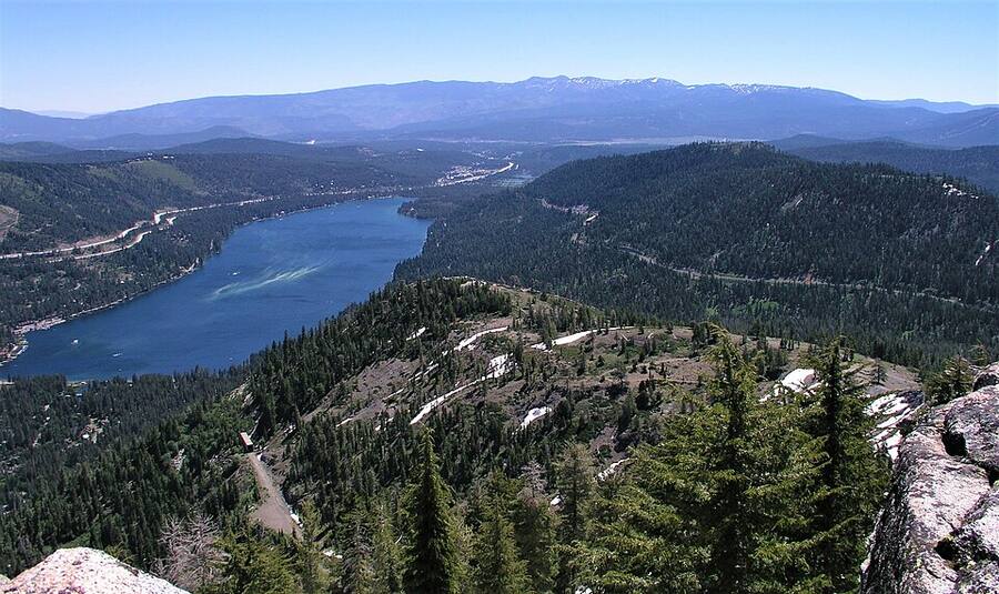 Donner Lake from Donner Peak